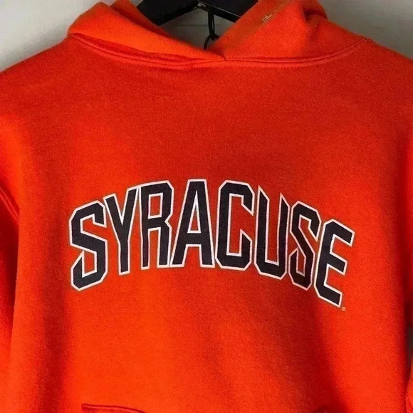 Vintage NCAA Syracuse Spellout Collegiate  Hoodie - Picture 4 of 4
